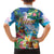 Hawaii Cocktails Hawaiian Shirt Parrot with Cute Beach Landscape and Tropical Plants