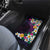 Hawaiian Plumeria-Polynesian Art Tattoo Mauve Color Car Mats