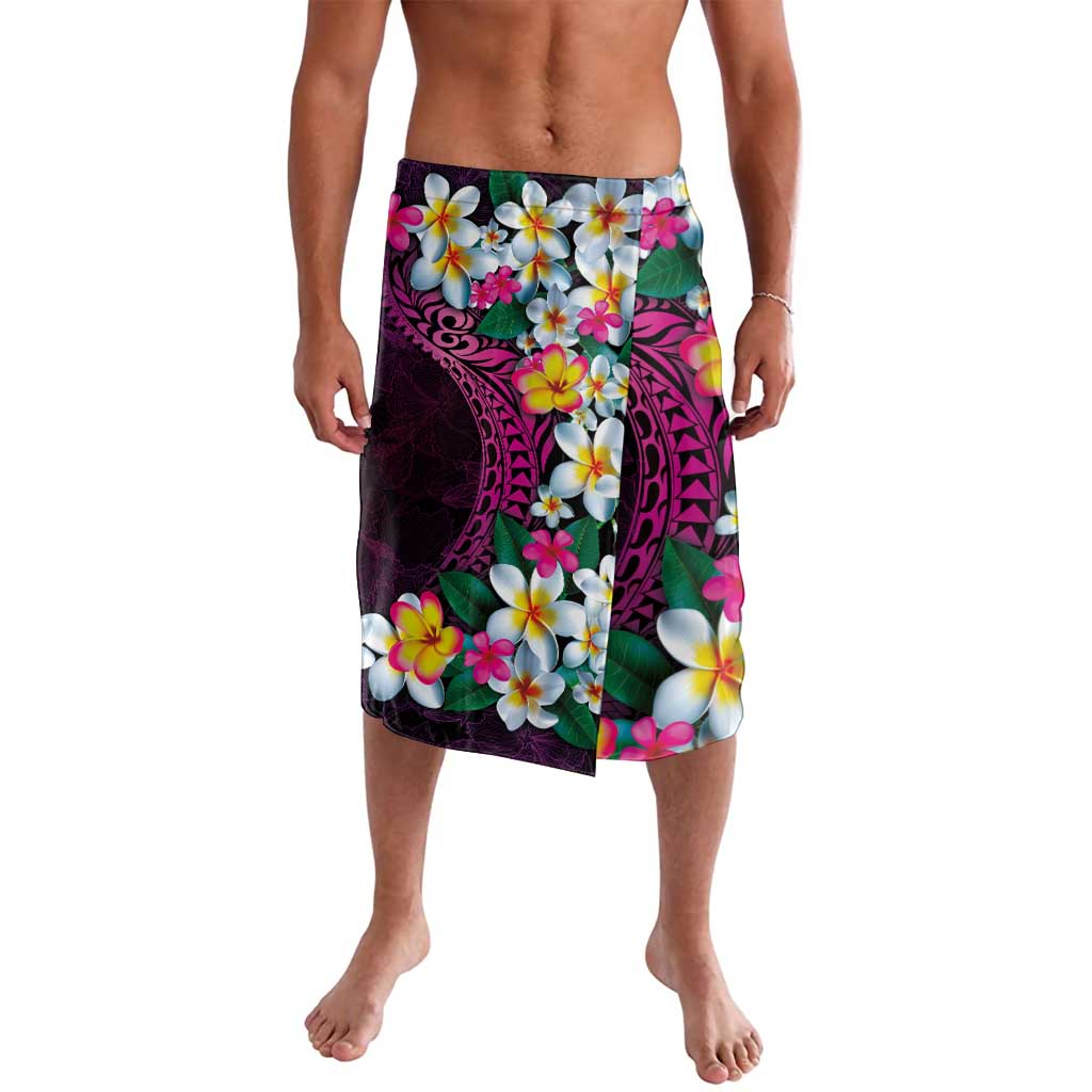 Hawaiian Plumeria-Polynesian Art Tattoo Plum Pink Color Lavalava LT03 Pink - Polynesian Pride