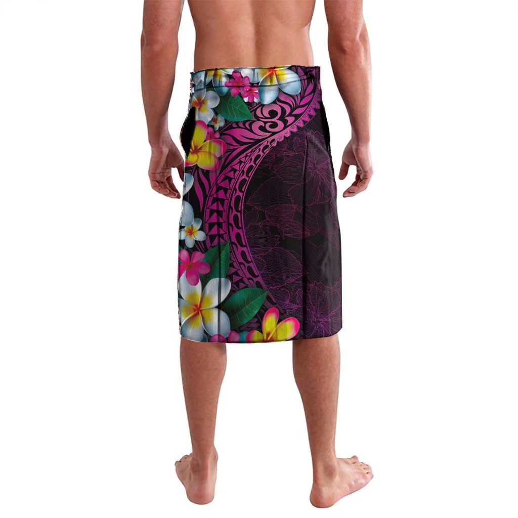 Hawaiian Plumeria-Polynesian Art Tattoo Plum Pink Color Lavalava LT03 - Polynesian Pride
