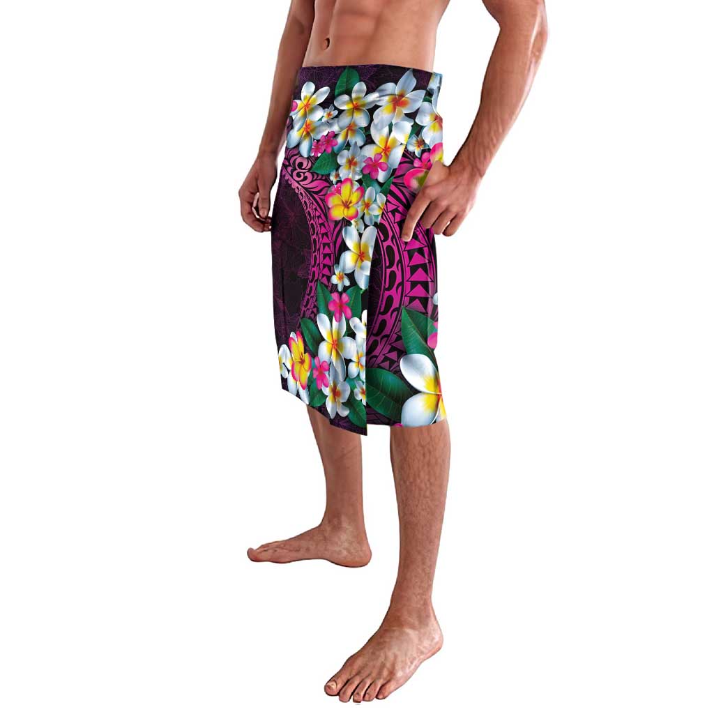 Hawaiian Plumeria-Polynesian Art Tattoo Plum Pink Color Lavalava LT03 - Polynesian Pride