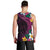 Hawaiian Plumeria-Polynesian Art Tattoo Plum Pink Color Men Tank Top