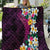 Hawaiian Plumeria-Polynesian Art Tattoo Plum Pink Color Quilt