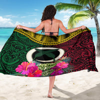 Vanuatu 44th Anniversary Independence Day Sarong Boars Tusk and Namele Plant LT03 - Polynesian Pride