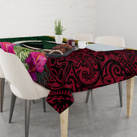 Vanuatu 44th Anniversary Independence Day Tablecloth Boars Tusk and Namele Plant LT03 - Polynesian Pride