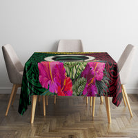Vanuatu 44th Anniversary Independence Day Tablecloth Boars Tusk and Namele Plant LT03 - Polynesian Pride