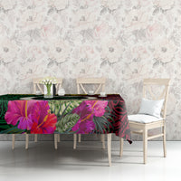 Vanuatu 44th Anniversary Independence Day Tablecloth Boars Tusk and Namele Plant LT03 - Polynesian Pride