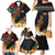 Papua New Guinea Independence Day Family Matching Mermaid Dress and Hawaiian Shirt PNG Flag and Bird-of-Paradise