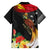 Papua New Guinea Independence Day Family Matching Tank Maxi Dress and Hawaiian Shirt PNG Flag and Bird-of-Paradise