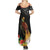 Papua New Guinea Independence Day Summer Maxi Dress PNG Flag and Bird-of-Paradise