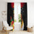 Papua New Guinea Independence Day Window Curtain PNG Flag and Bird-of-Paradise