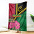 Vanuatu Flag Hibiscus Polynesian Pattern Blanket