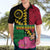 Vanuatu Flag Hibiscus Polynesian Pattern Hawaiian Shirt