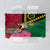 Vanuatu Flag Hibiscus Polynesian Pattern Tablecloth