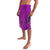 Hawaii Monk Seal and Dolphin Lavalava Polynesian Kakau Pattern Pink