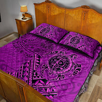 Hawaii Monk Seal and Dolphin Quilt Bed Set Polynesian Kakau Pattern Pink LT03 - Polynesian Pride