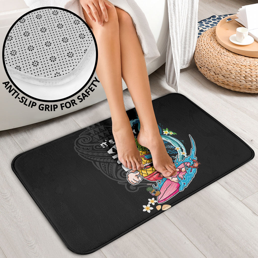 Hawaii Pineapple Surfing Bathroom Set It's in My DNA - Kakau and Polynesian Pattern LT03 - Polynesian Pride