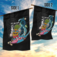 Hawaii Pineapple Surfing Garden Flag It's in My DNA - Kakau and Polynesian Pattern LT03 - Polynesian Pride