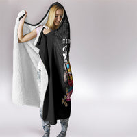 Hawaii Pineapple Surfing Hooded Blanket It's in My DNA - Kakau and Polynesian Pattern LT03 - Polynesian Pride