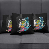Hawaii Pineapple Surfing Pillow Cover It's in My DNA - Kakau and Polynesian Pattern LT03 - Polynesian Pride