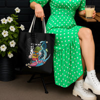 Hawaii Pineapple Surfing Tote Bag It's in My DNA - Kakau and Polynesian Pattern LT03 - Polynesian Pride