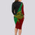 Papua New Guinea East New Britain Province Long Sleeve Bodycon Dress PNG Birds Of Paradise Polynesian Arty Style LT03 - Polynesian Pride