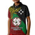 Custom Papua New Guinea East New Britain Province Kid Polo Shirt PNG Birds Of Paradise Polynesian Arty Style LT03 Kid Green - Polynesian Pride