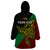 Custom Papua New Guinea East New Britain Province Wearable Blanket Hoodie PNG Birds Of Paradise Polynesian Arty Style LT03 - Polynesian Pride