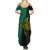 Papua New Guinea Enga Province Summer Maxi Dress PNG Birds Of Paradise Polynesian Arty Style LT03 - Polynesian Pride