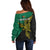 Custom Papua New Guinea Enga Province Off Shoulder Sweater PNG Birds Of Paradise Polynesian Arty Style LT03 - Polynesian Pride