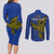 Custom Papua New Guinea Gulf Province Couples Matching Long Sleeve Bodycon Dress and Long Sleeve Button Shirts PNG Birds Of Paradise Polynesian Arty Style LT03 - Polynesian Pride