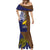 Papua New Guinea Manus Province Mermaid Dress PNG Birds Of Paradise Polynesian Arty Style LT03 - Polynesian Pride