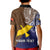 Custom Papua New Guinea Manus Province Kid Polo Shirt PNG Birds Of Paradise Polynesian Arty Style LT03 - Polynesian Pride