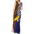 Custom Papua New Guinea Manus Province Tank Maxi Dress PNG Birds Of Paradise Polynesian Arty Style LT03 - Polynesian Pride