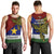 Papua New Guinea Milne Bay Province Men Tank Top PNG Birds Of Paradise Polynesian Arty Style LT03 - Polynesian Pride