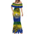 Papua New Guinea Morobe Province Mermaid Dress PNG Birds Of Paradise Polynesian Arty Style LT03 - Polynesian Pride