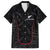 Custom New Zealand Rugby Family Matching Off Shoulder Short Dress and Hawaiian Shirt Maori All Black Championship 2024 and Silver Fern