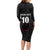 Custom New Zealand Rugby Long Sleeve Bodycon Dress Maori All Black Championship 2024 and Silver Fern