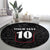 Custom New Zealand Rugby Round Carpet Maori All Black Championship 2024 and Silver Fern