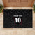 Custom New Zealand Rugby Rubber Doormat Maori All Black Championship 2024 and Silver Fern