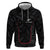 Custom New Zealand Rugby Zip Hoodie Maori All Black Championship 2024 and Silver Fern