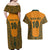 Custom Australia Rugby Championship 2024 Couples Matching Off Shoulder Maxi Dress and Hawaiian Shirt Aboriginal Art Tattoo Pattern