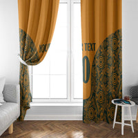 Custom Australia Rugby Championship 2024 Window Curtain Aboriginal Art Tattoo Pattern LT03 - Polynesian Pride