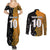 Custom New Zealand and Australia Rugby Championship 2024 Couples Matching Summer Maxi Dress and Long Sleeve Button Shirt Maori Warrior and Kangaroo Mascot with Fern Aboriginal