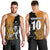 Custom New Zealand and Australia Rugby Championship 2024 Men Tank Top Maori Warrior and Kangaroo Mascot with Fern Aboriginal