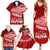 Tonga Rugby Family Matching Summer Maxi Dress and Hawaiian Shirt Sipi Tau Dance Ngatu Pattern LT03 - Polynesian Pride