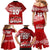 Personalised Tonga Rugby Family Matching Mermaid Dress and Hawaiian Shirt Sipi Tau Dance Ngatu Pattern LT03 - Polynesian Pride