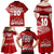 Personalised Tonga Rugby Family Matching Off Shoulder Maxi Dress and Hawaiian Shirt Sipi Tau Dance Ngatu Pattern LT03 - Polynesian Pride