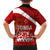 Tonga Rugby Family Matching Off Shoulder Long Sleeve Dress and Hawaiian Shirt Sipi Tau Dance Coat of Arms Ngatu Pattern LT03 - Polynesian Pride