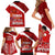 Tonga Rugby Family Matching Short Sleeve Bodycon Dress and Hawaiian Shirt Sipi Tau Dance Coat of Arms Ngatu Pattern LT03 - Polynesian Pride